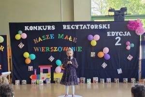 Dzieci recytowały wiersze