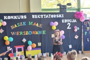 Dzieci recytowały wiersze